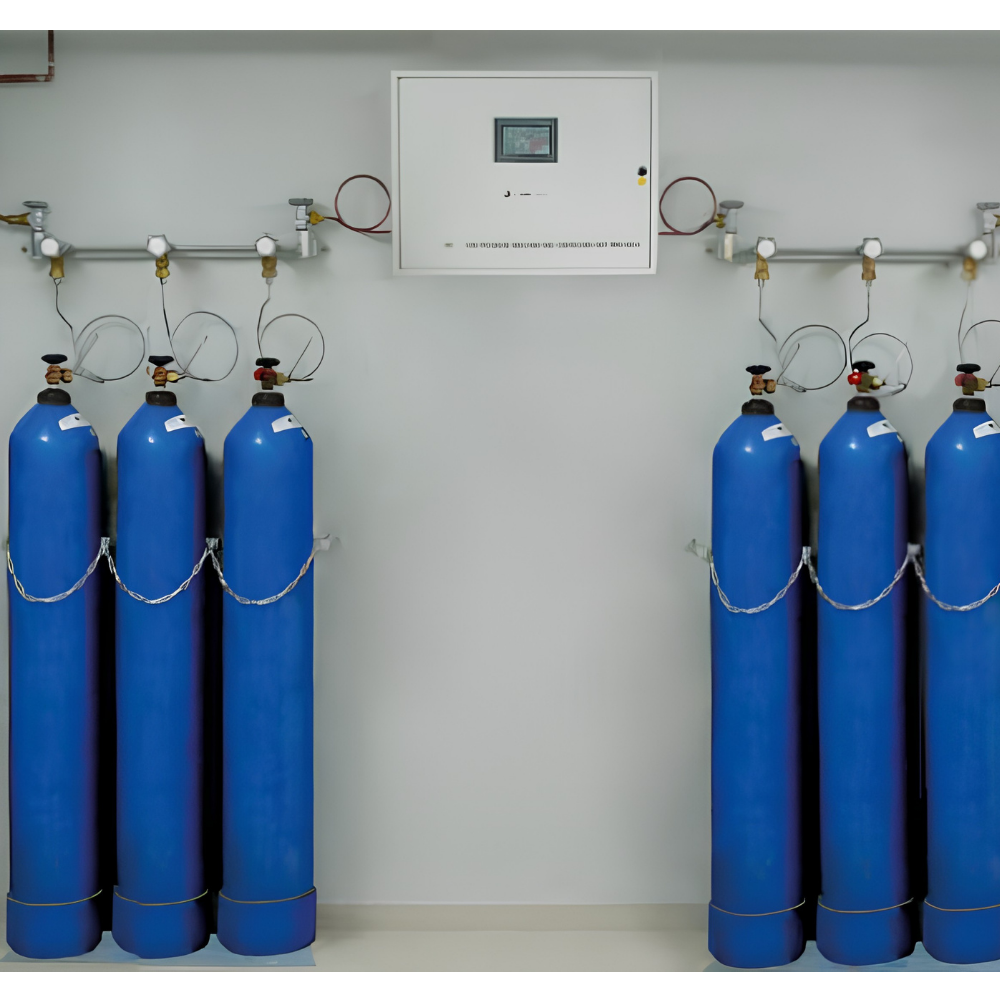 Centrale de distribution O₂/N₂O/CO₂